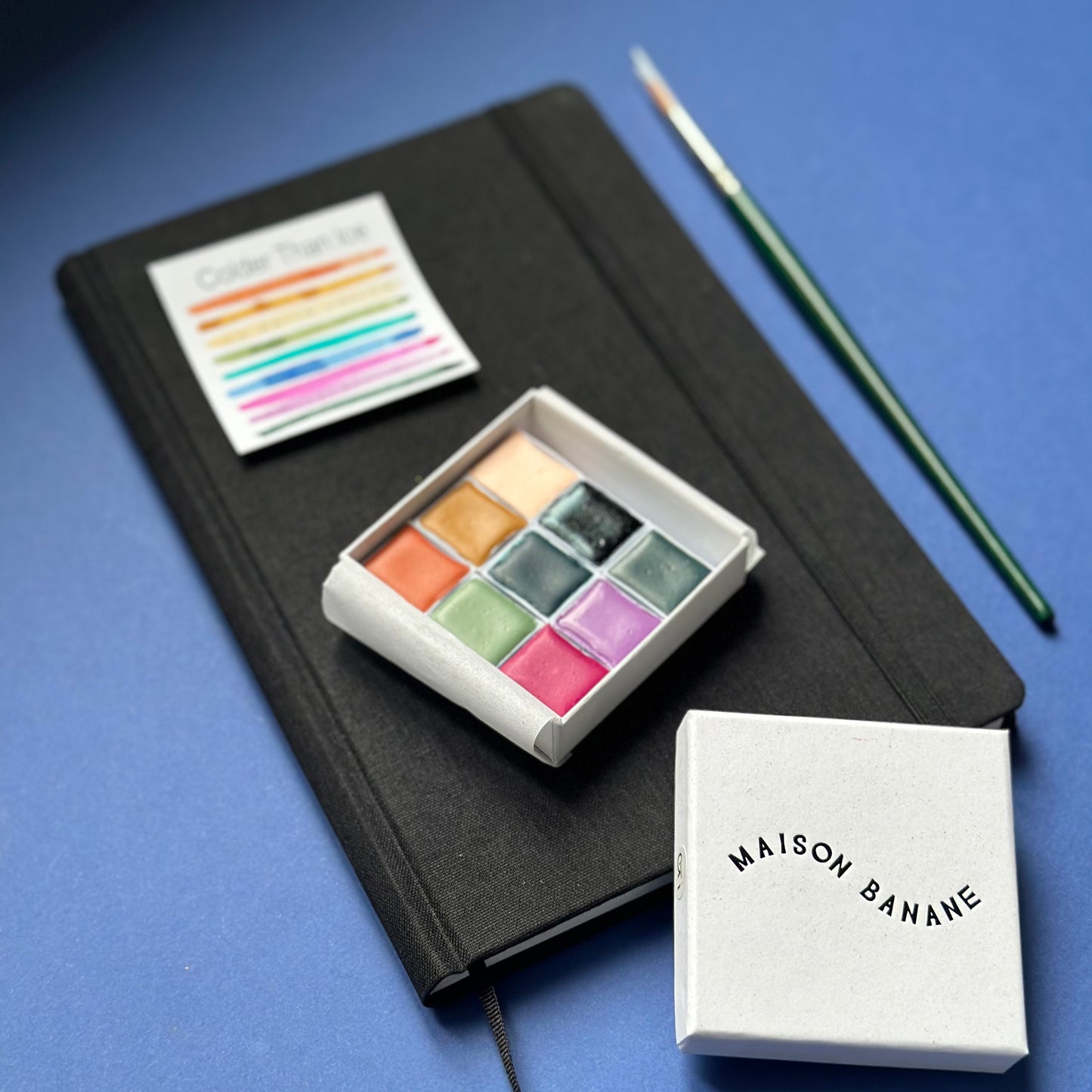 kit de voyage aquarelle artisanale Maison Banane