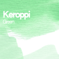 Keroppi Green aquarelle artisanale vegan 