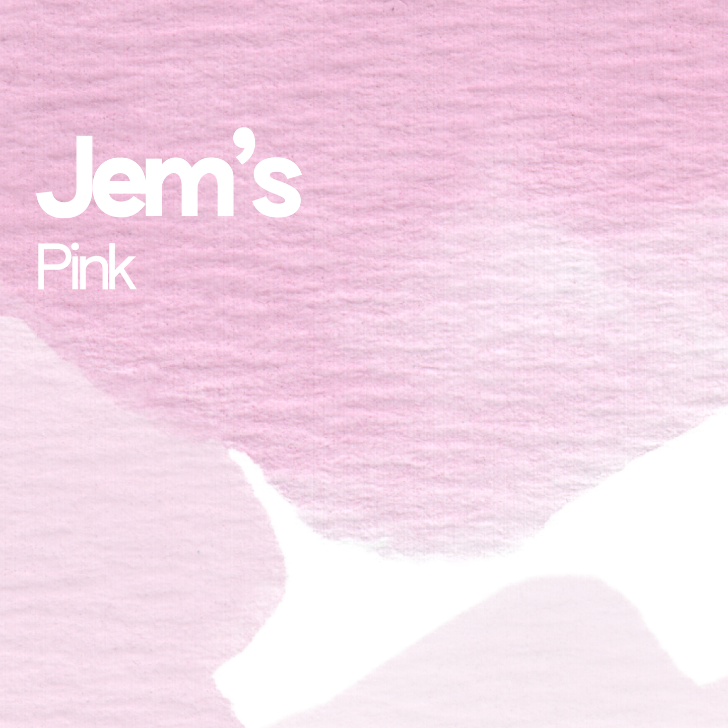Jem’s Pink aquarelle artisanale vegan 