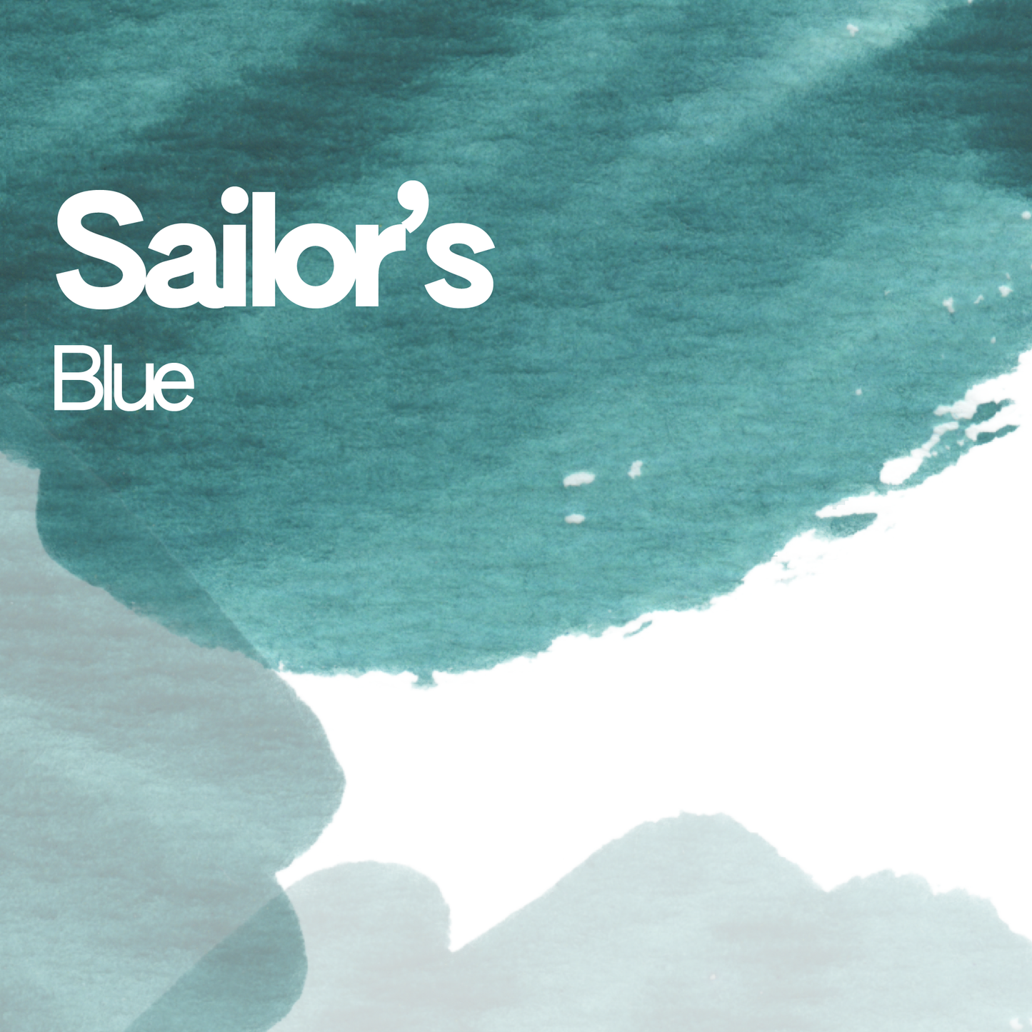 Sailor’s Blue aquarelle artisanale vegan