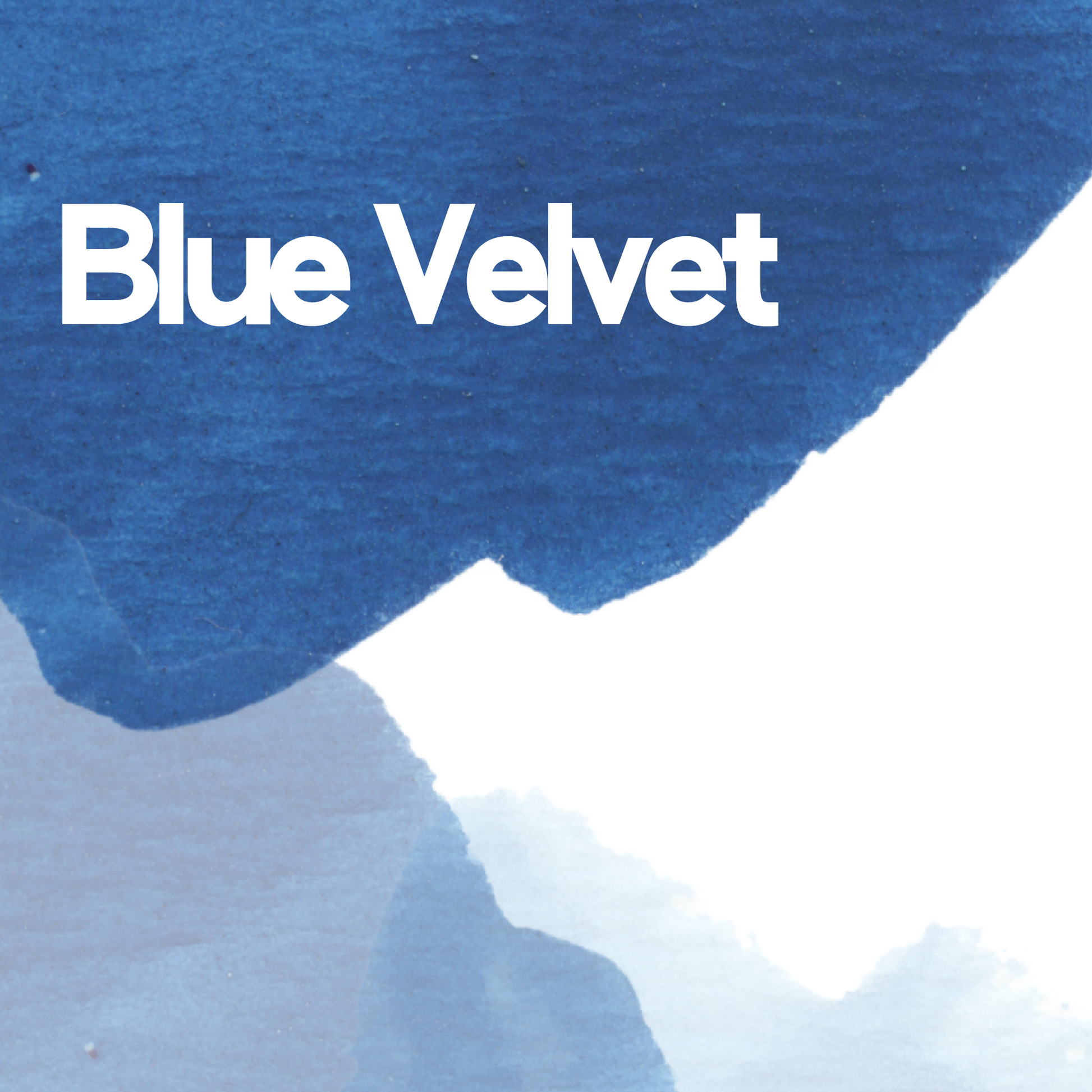 Blue Velvet aquarelle artisanale vegan 
