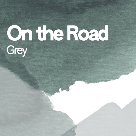 On the Road Grey aquarelle artisanale vegan