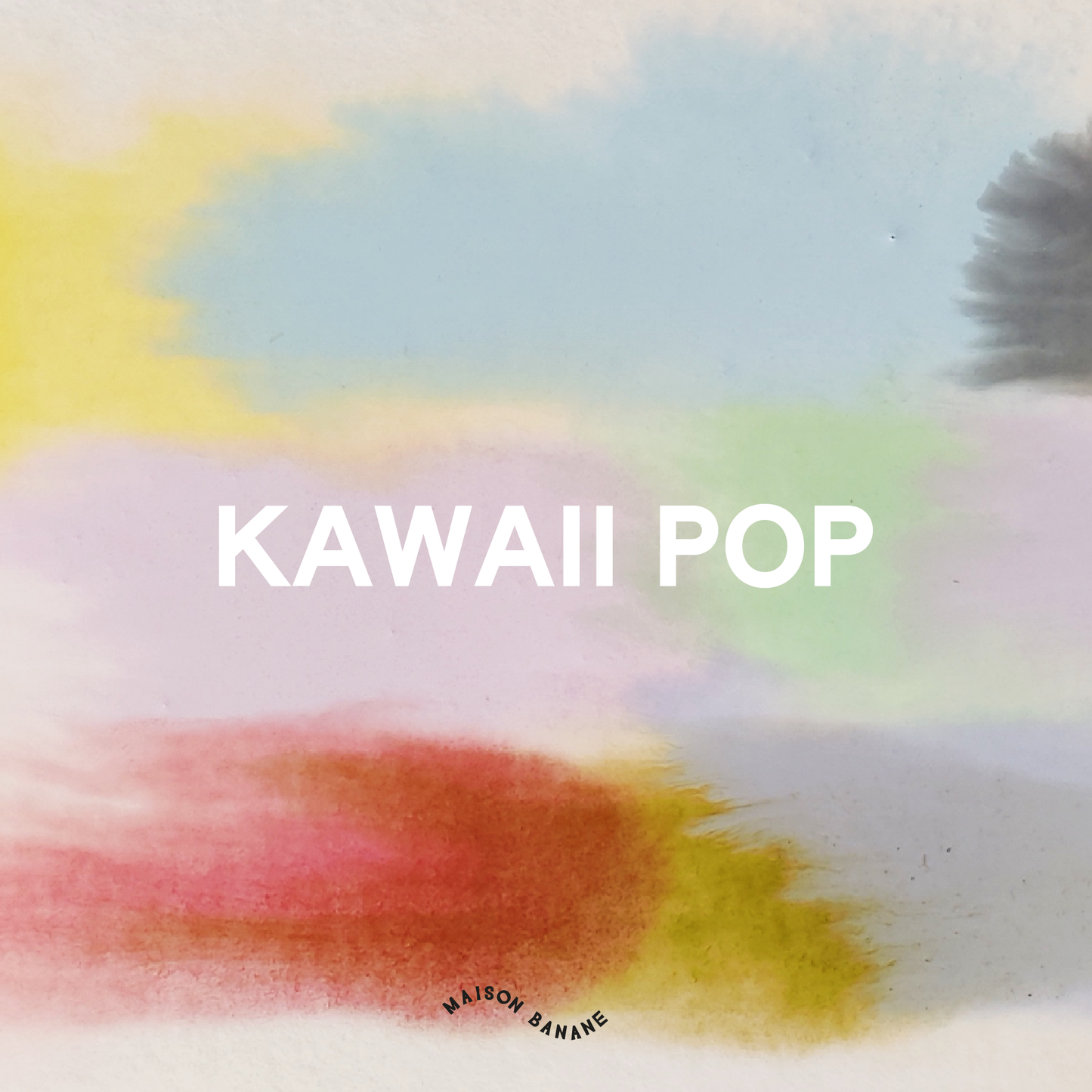 Collection d'aquarelles artisanales vegan Kawaii pop