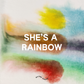 Collection d'aquarelles artisanales vegan She's A Rainbow